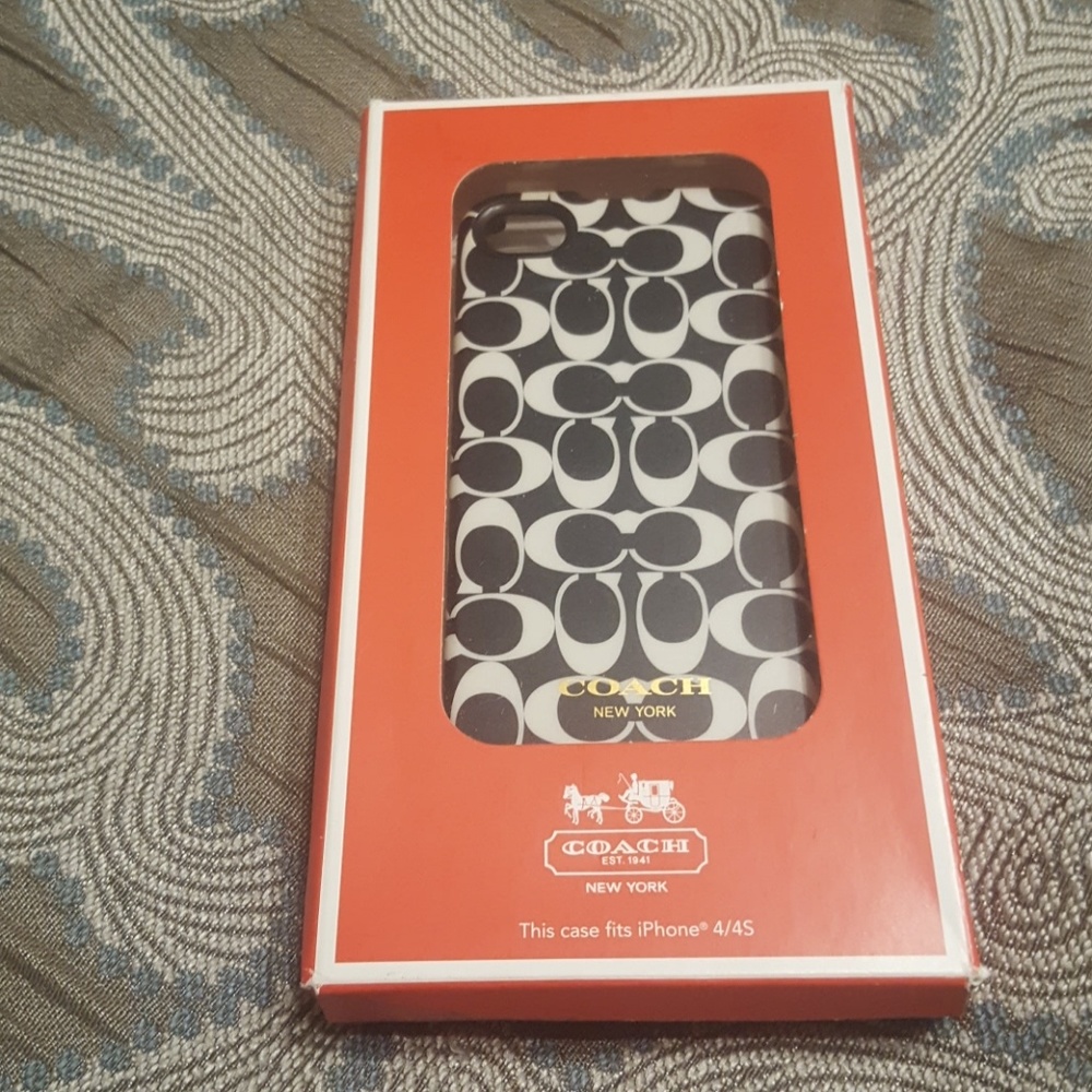 Excellent condition Coach iPhone 4 cover - Picture 4 of 5